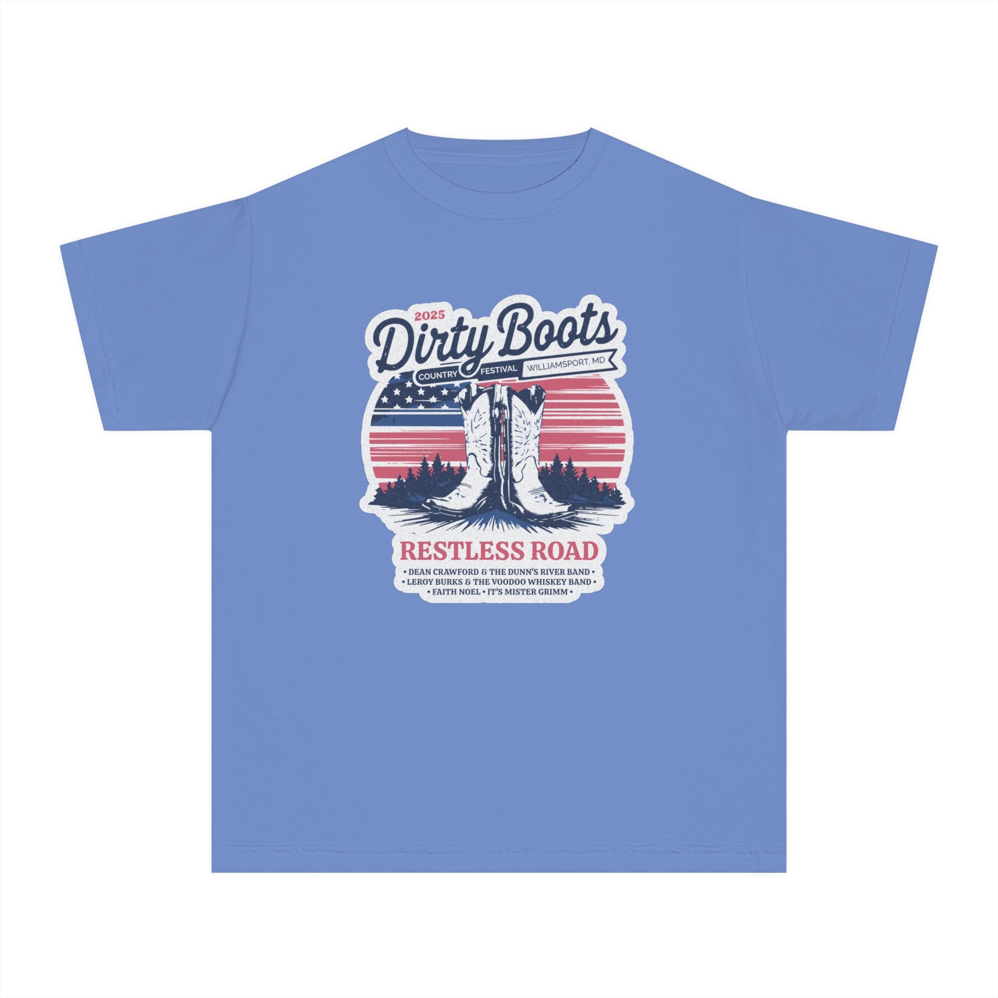 Youth 2025 Dirty Boots Festival Tee