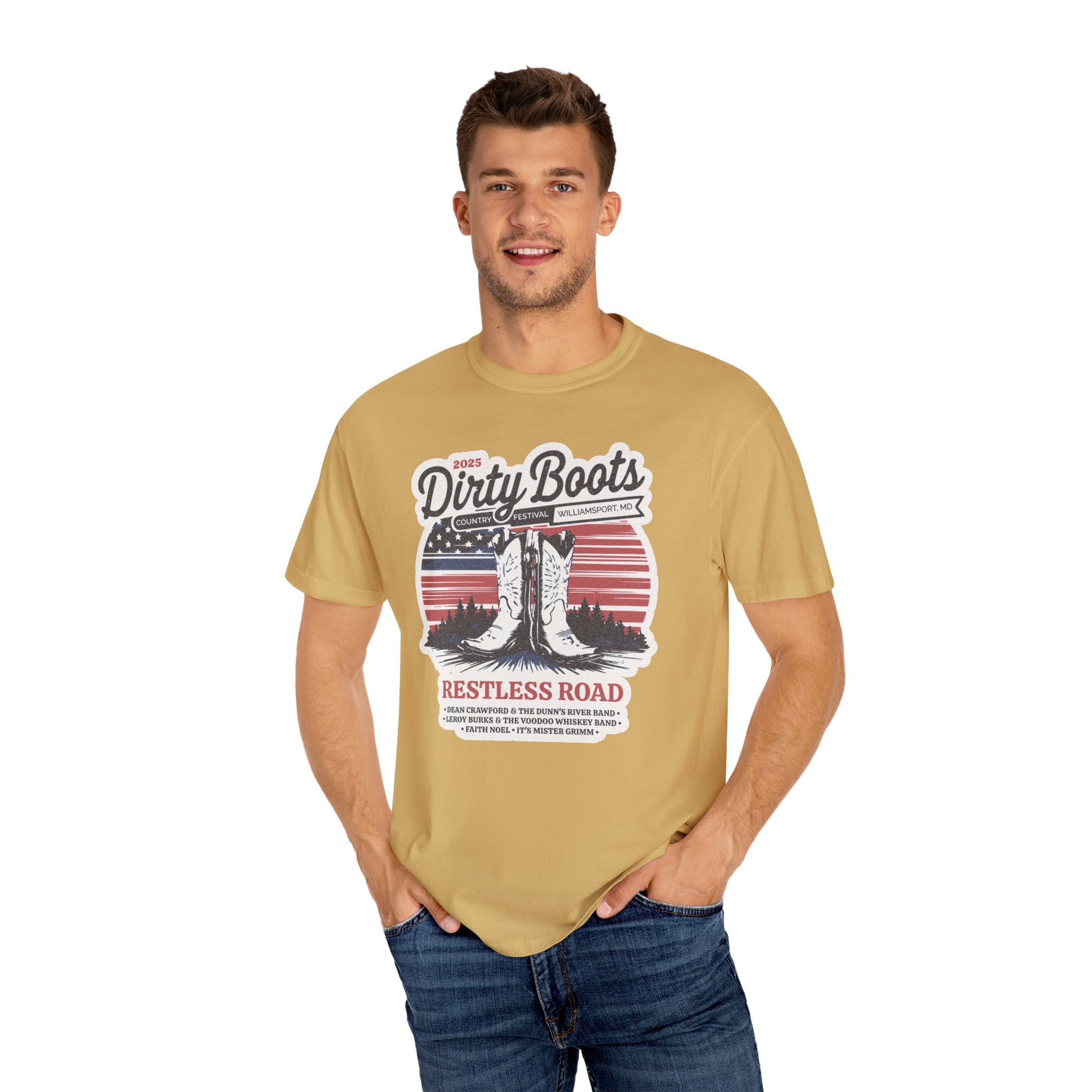 2025 Dirty Boots Festival Tee