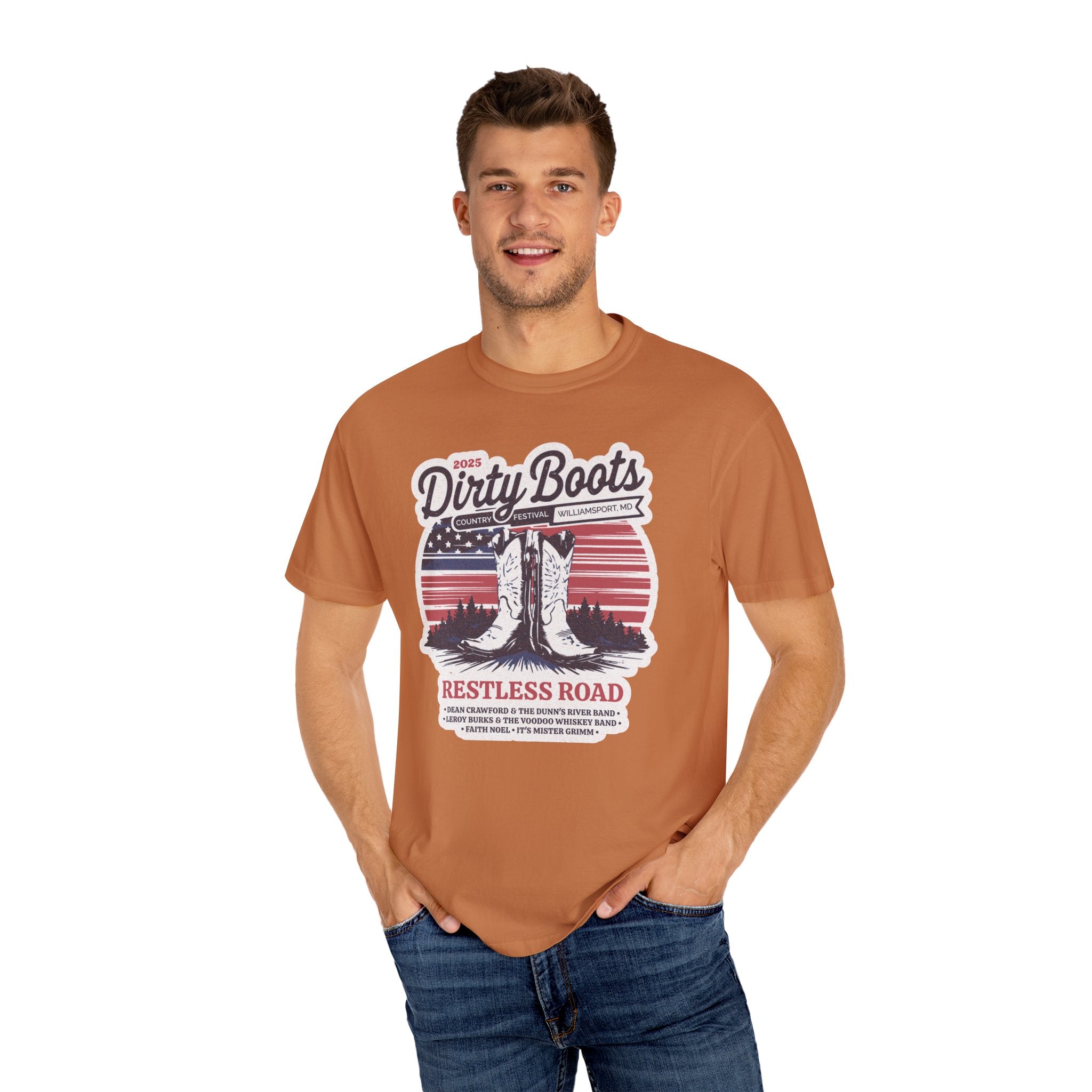 2025 Dirty Boots Festival Tee