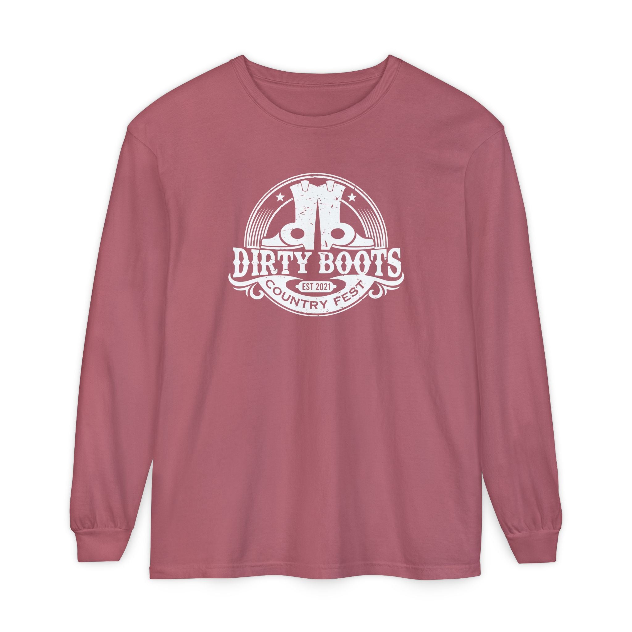 Classic Dirty Boots Logo Long Sleeve Tee