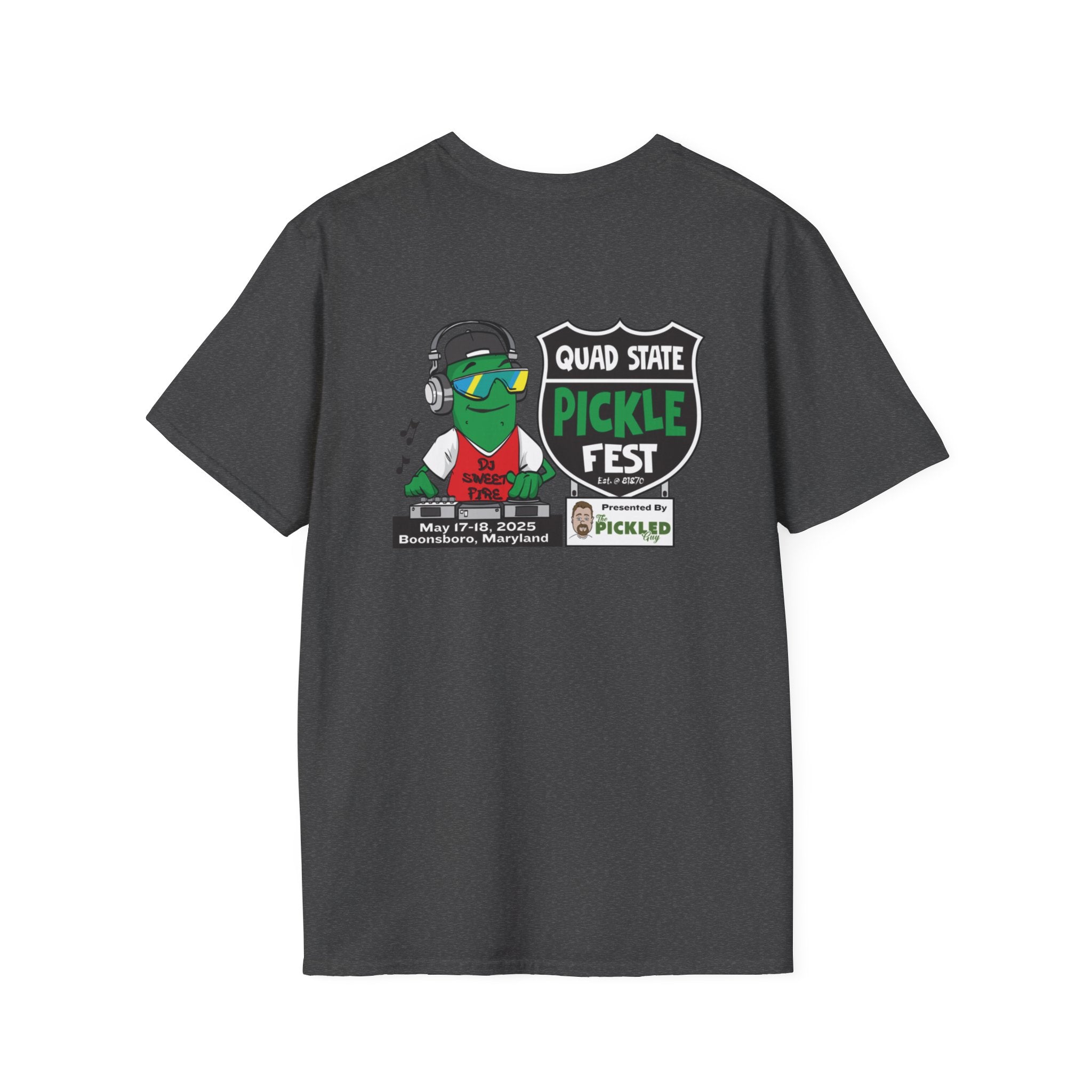 Pickle Fest Logo + DJ Tee | Front & Back