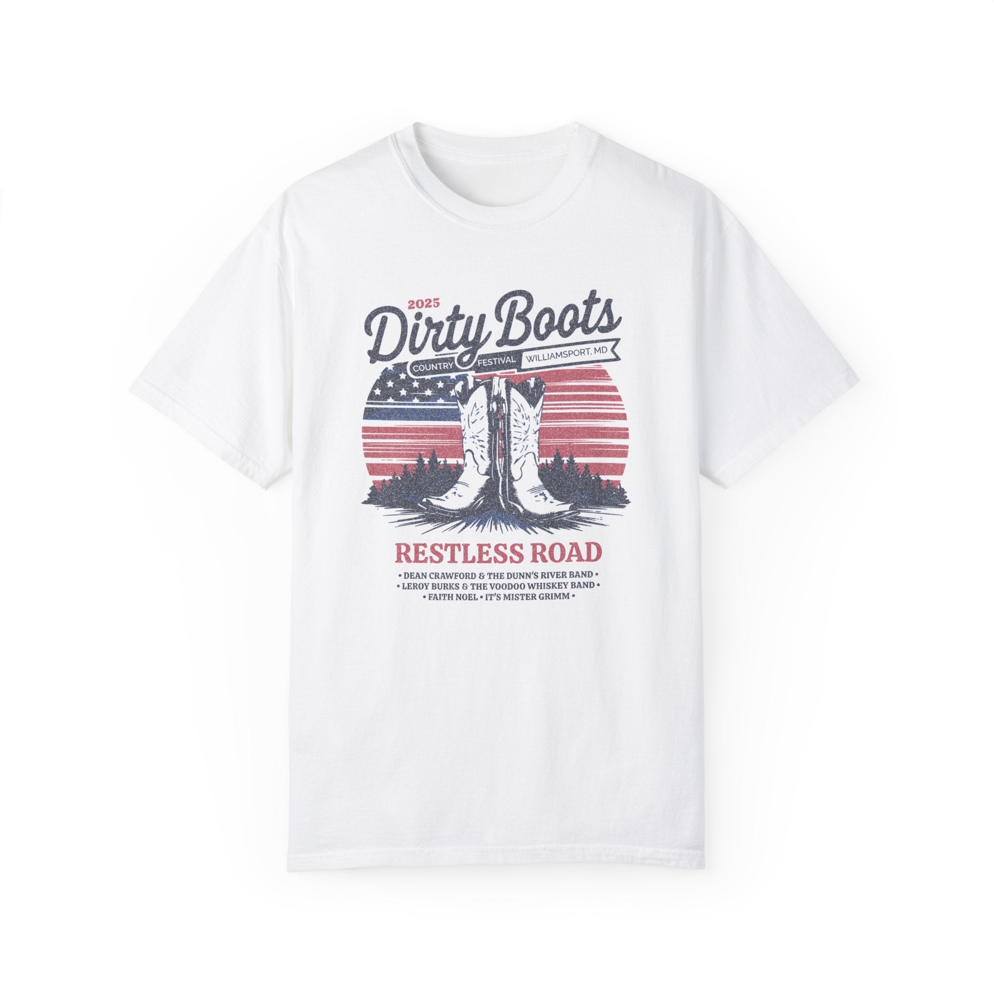 2025 Dirty Boots Festival Tee
