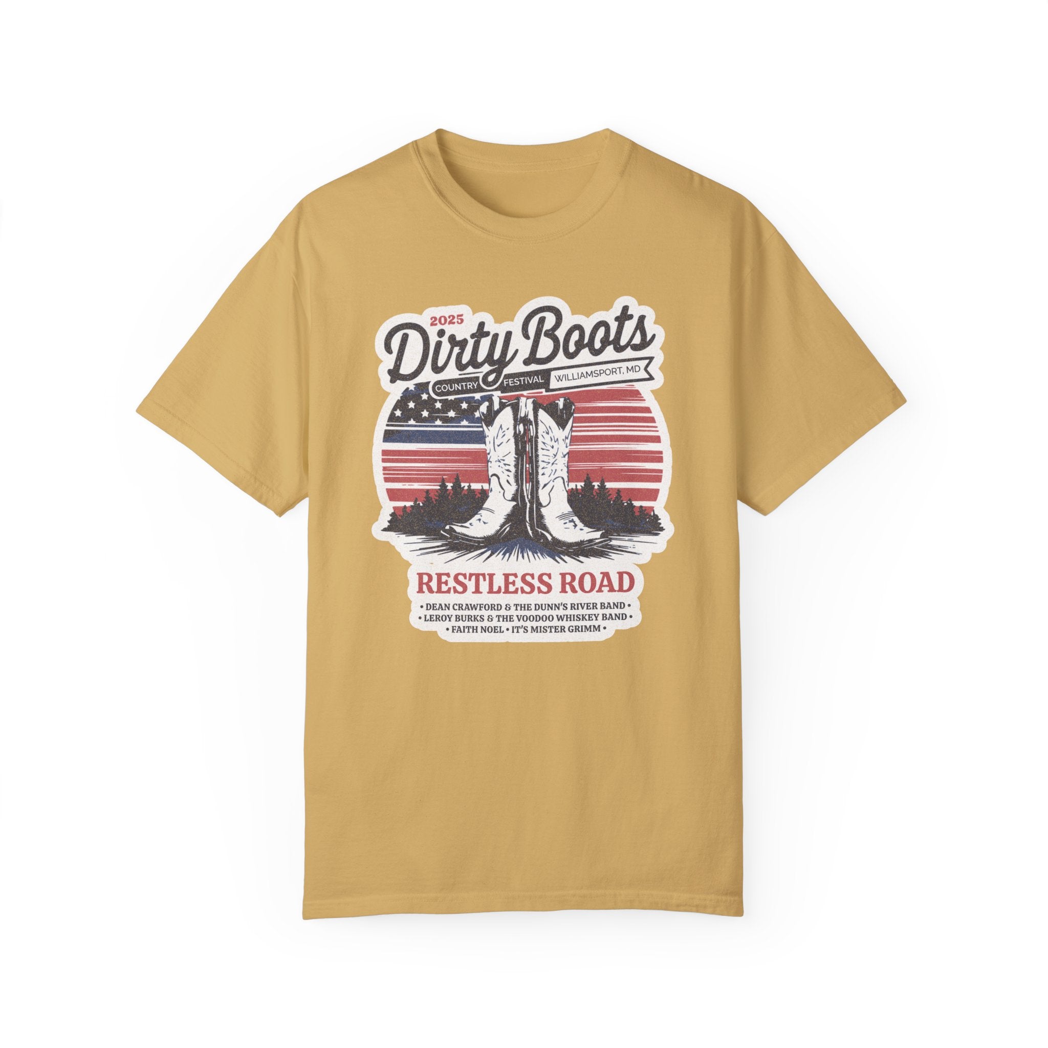 2025 Dirty Boots Festival Tee
