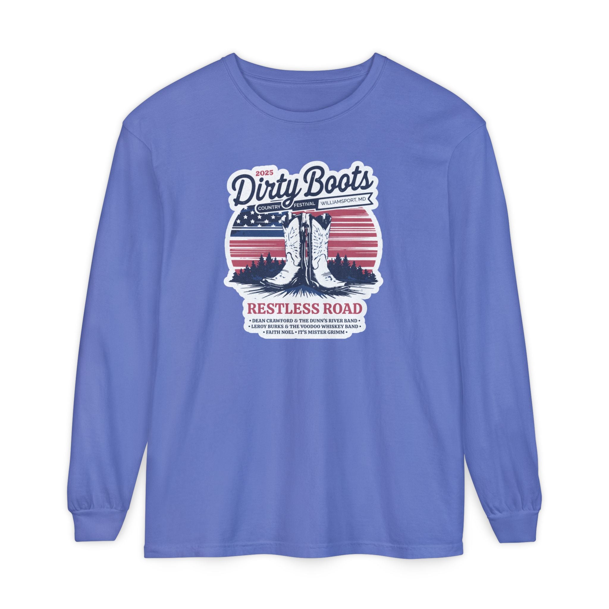 2025 Dirty Boots Festival Long Sleeve Tee