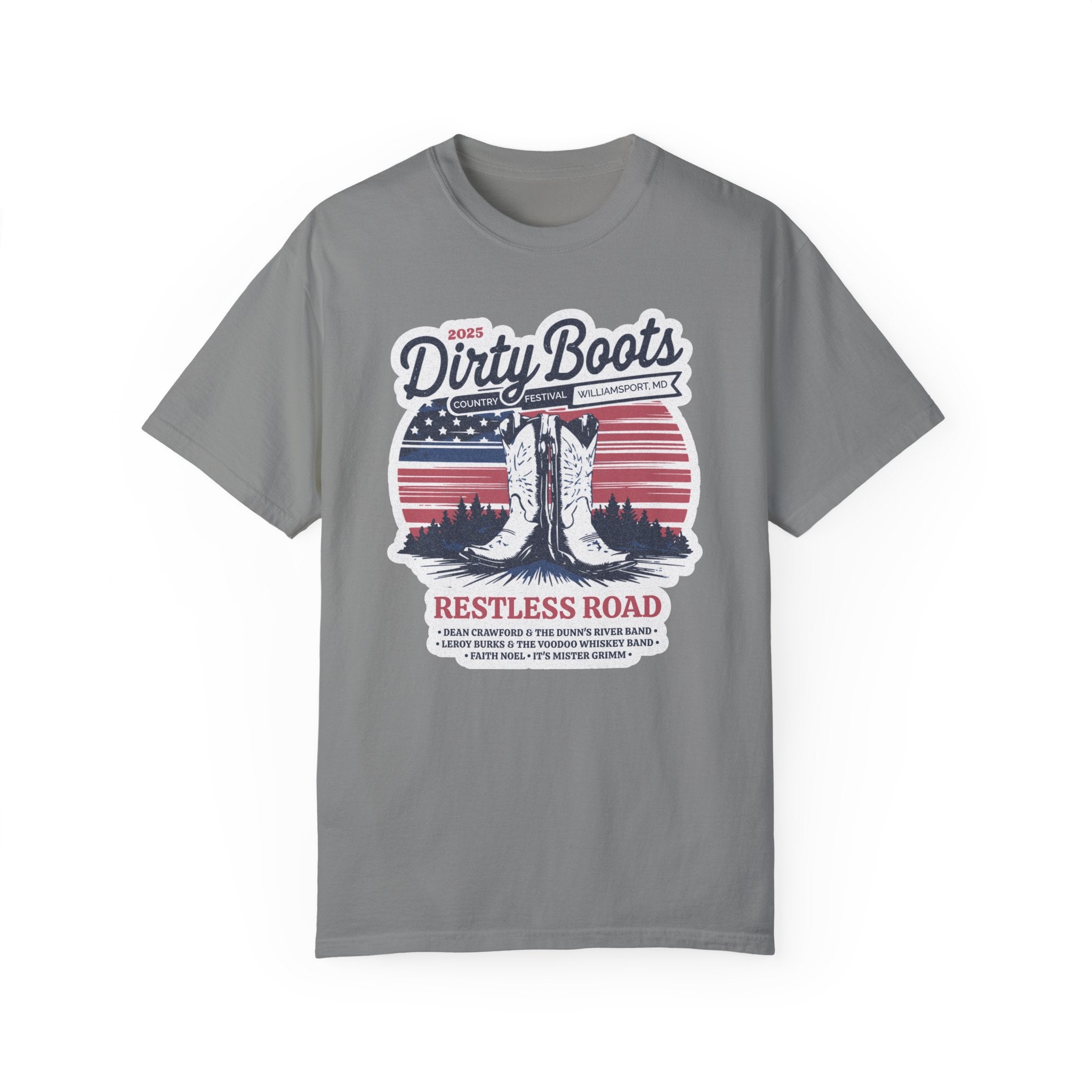 2025 Dirty Boots Festival Tee