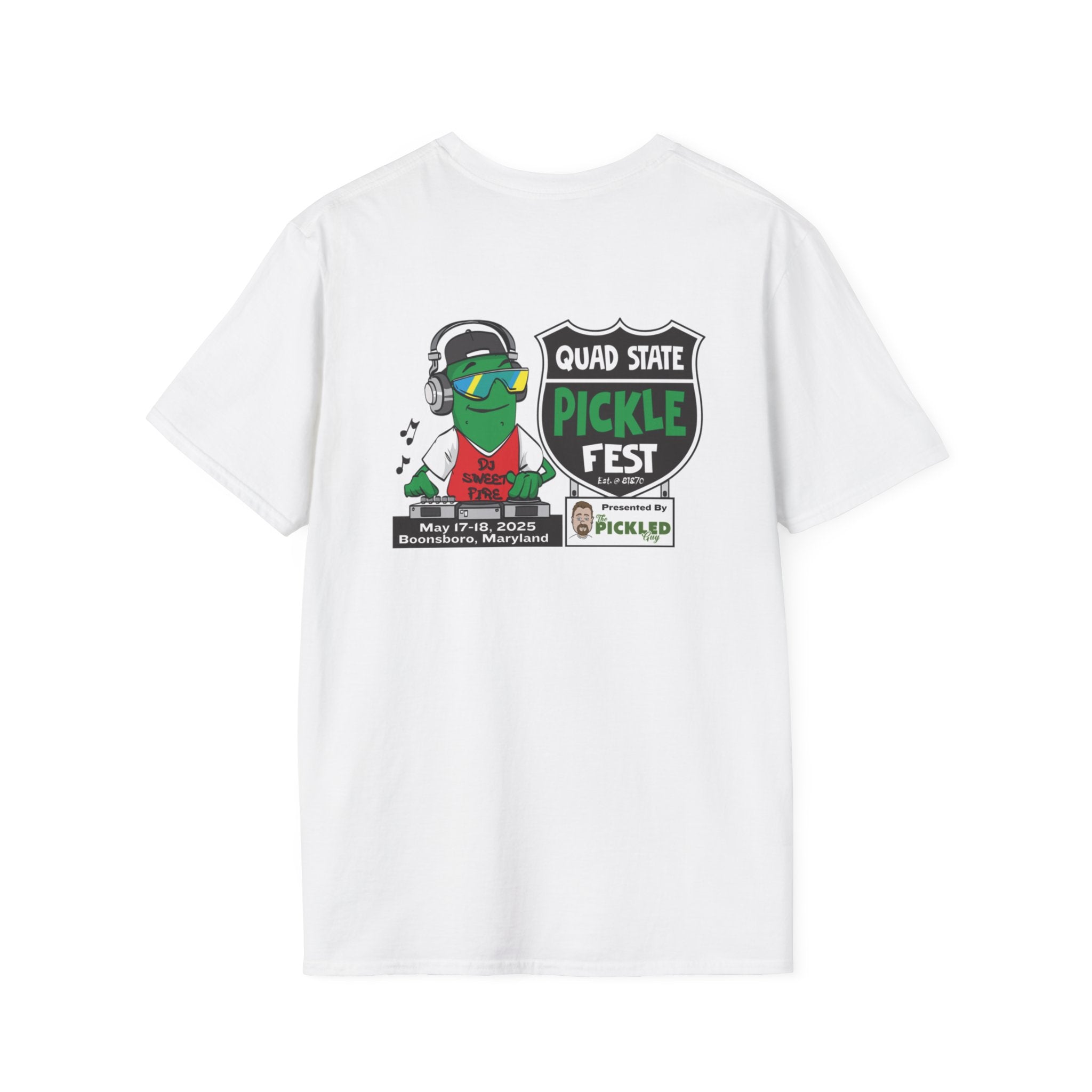 Pickle Fest Logo + DJ Tee | Front & Back