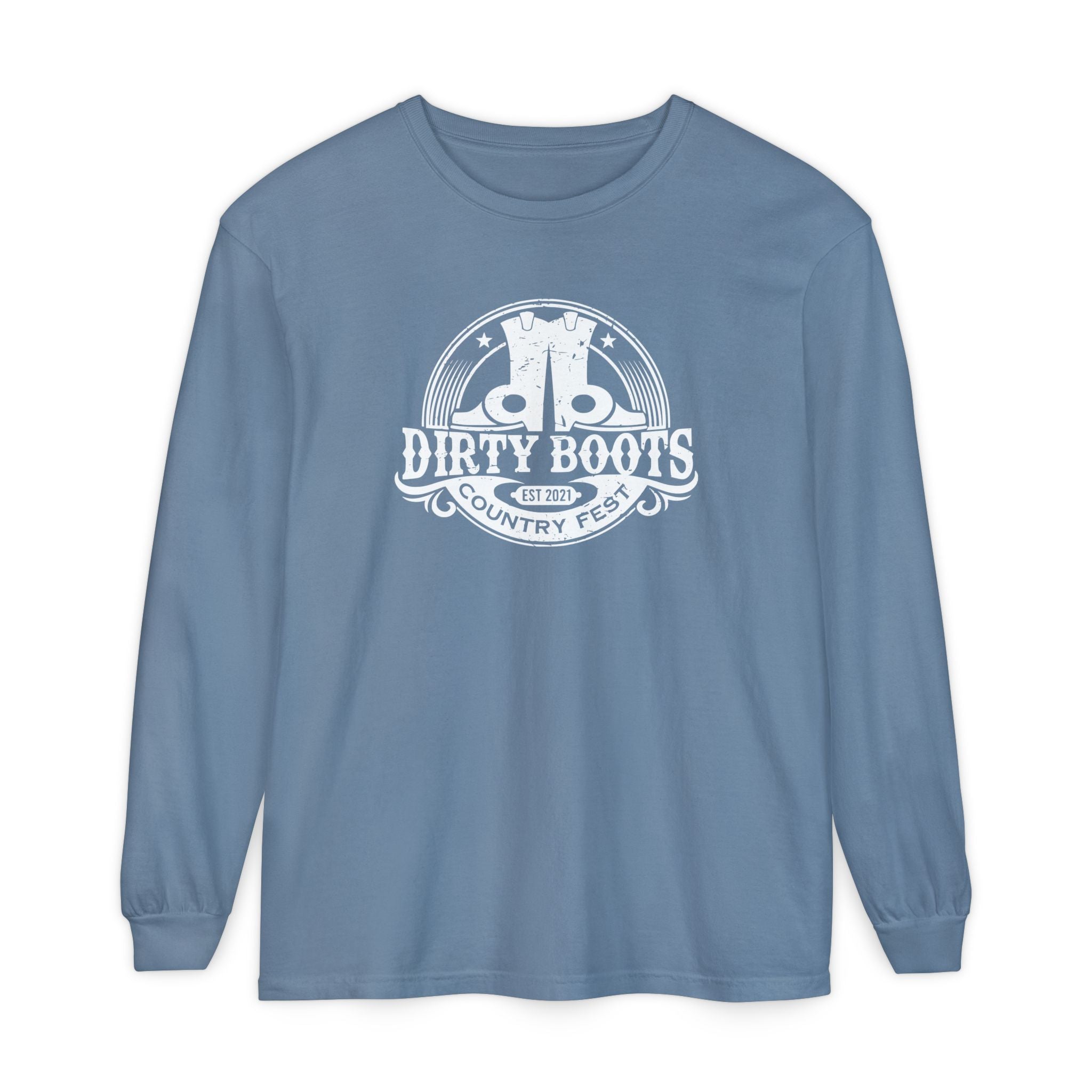 Classic Dirty Boots Logo Long Sleeve Tee