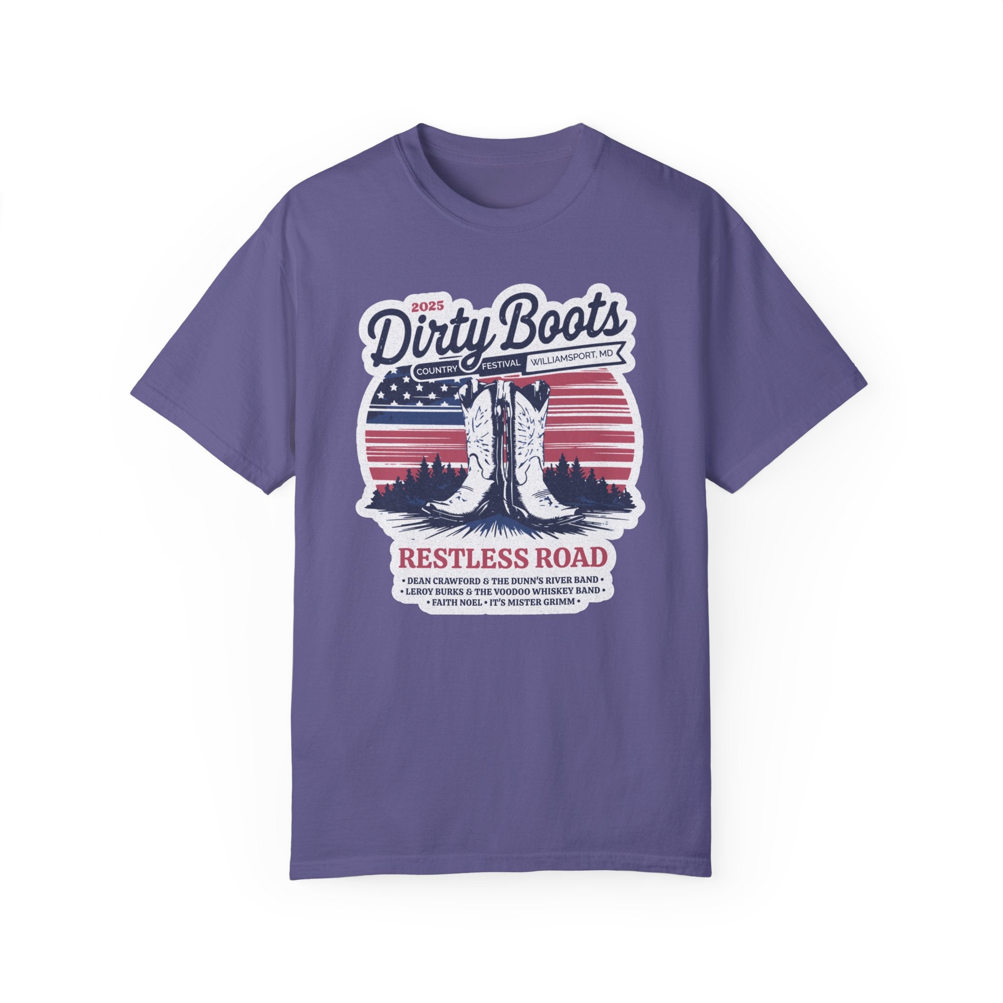 2025 Dirty Boots Festival Tee