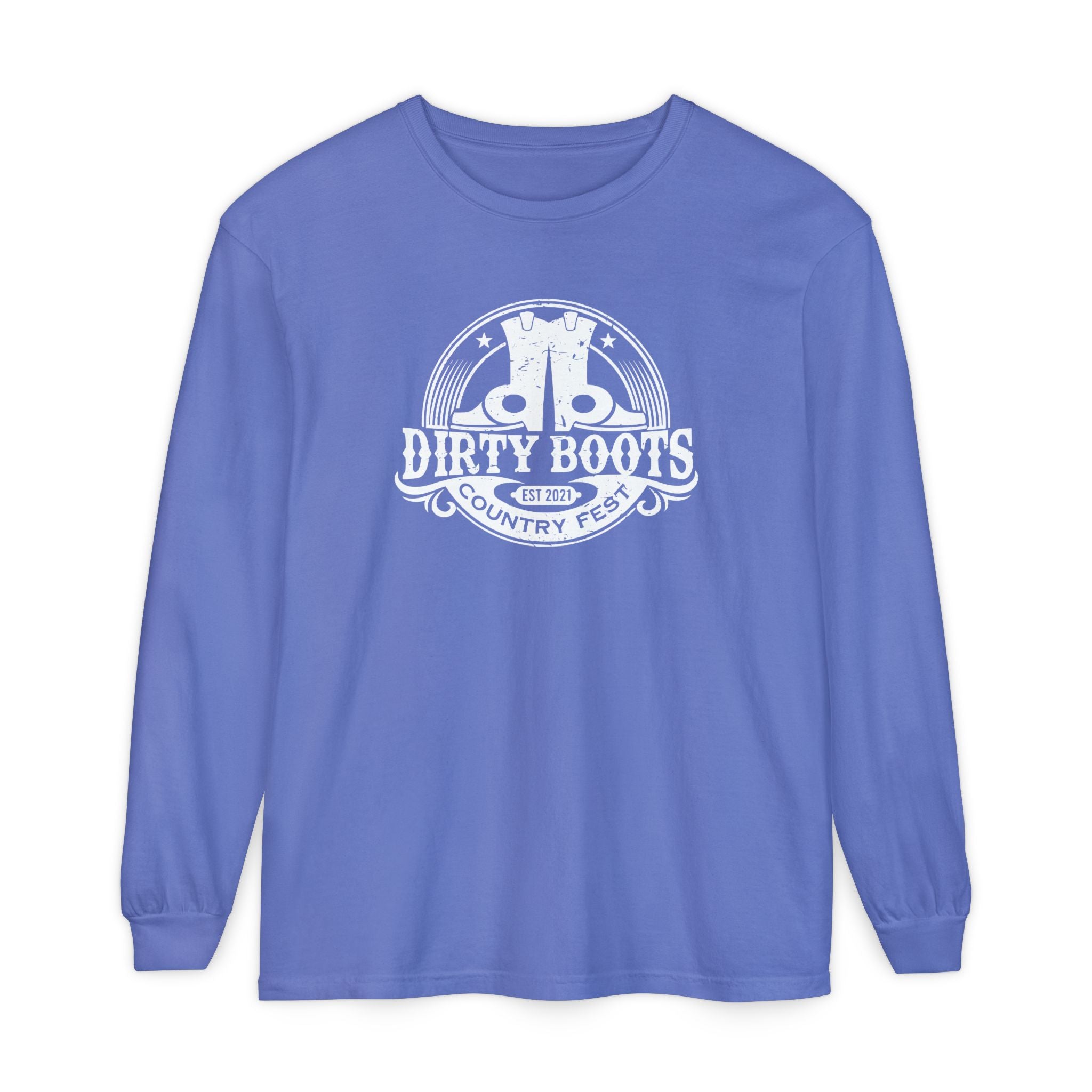Classic Dirty Boots Logo Long Sleeve Tee