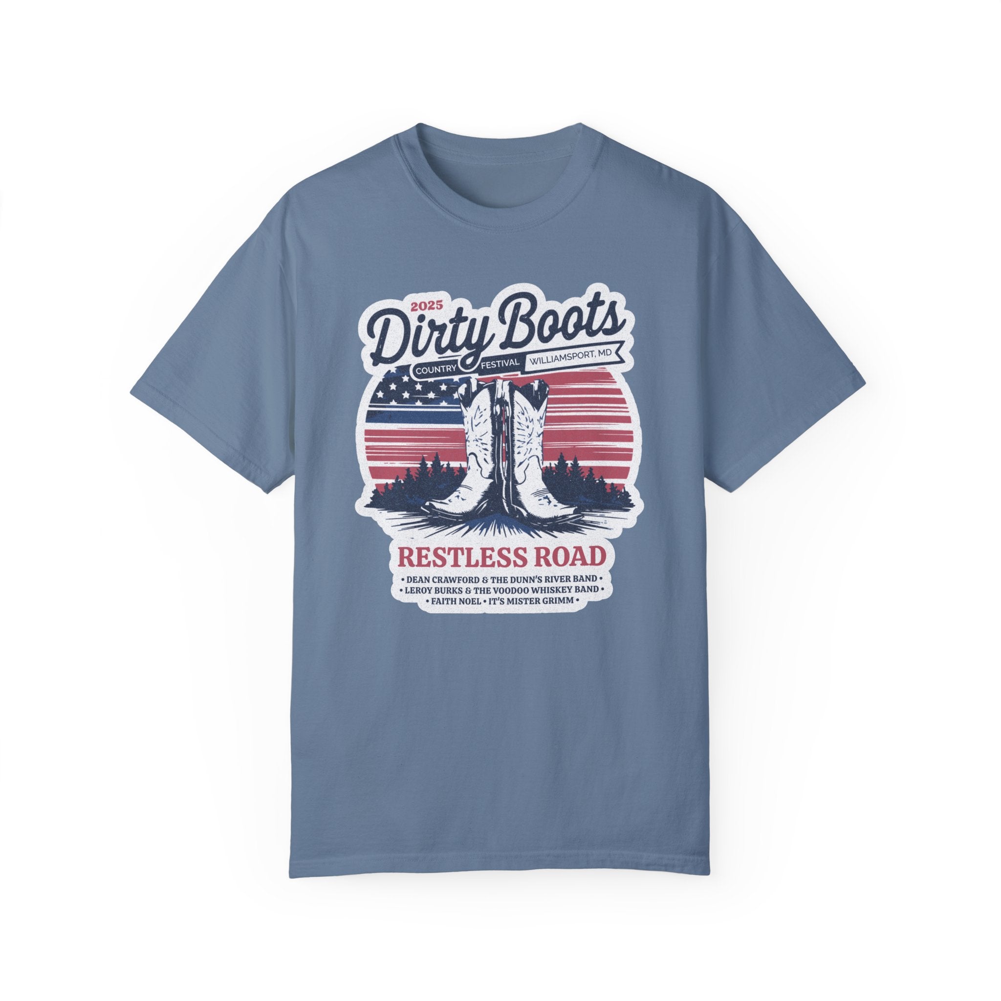 2025 Dirty Boots Festival Tee