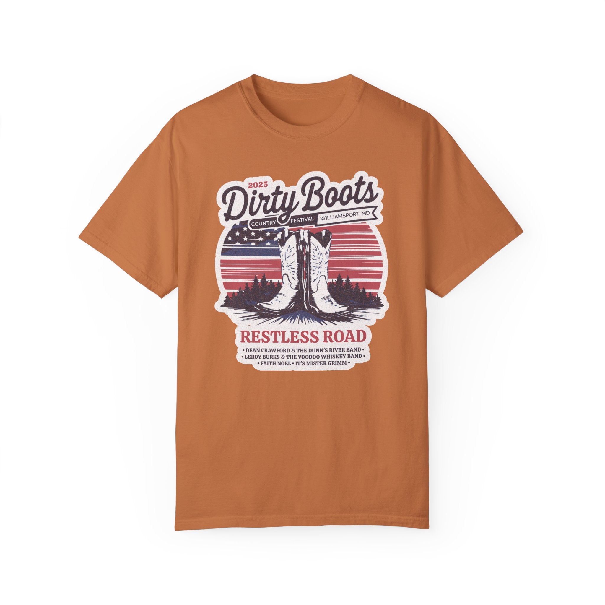 2025 Dirty Boots Festival Tee
