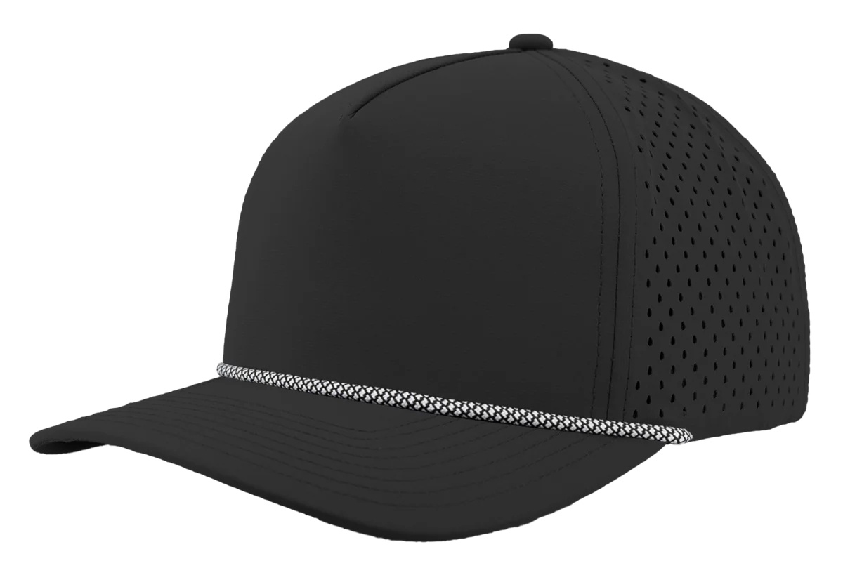 ABC Supply | Blackhawk R+ Rope Hat | Black White Chainlink