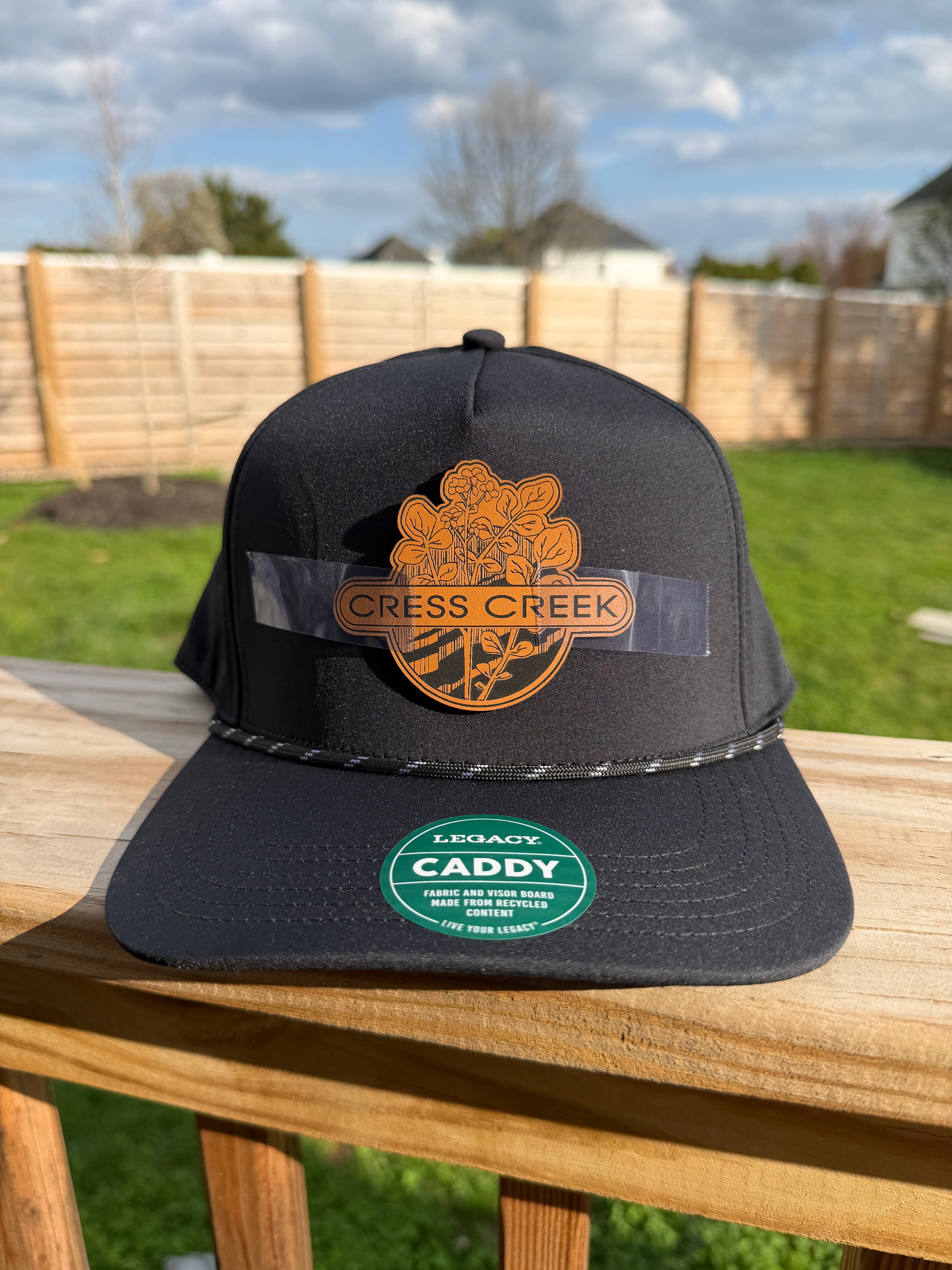 Cress Creek | Black Caddy Hat