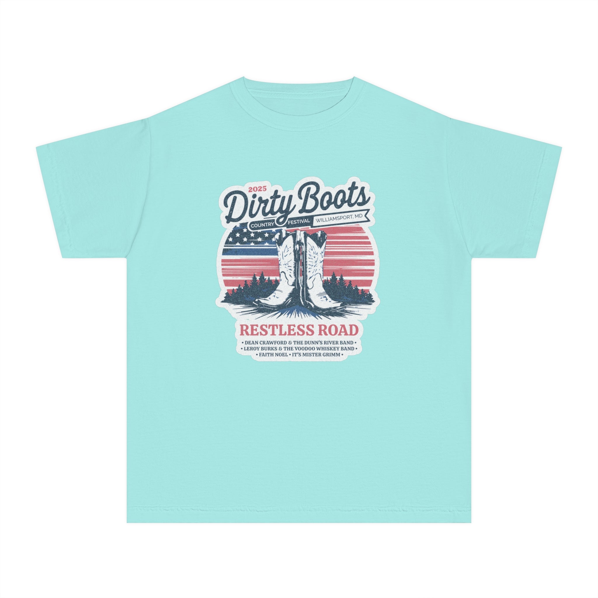 Youth 2025 Dirty Boots Festival Tee
