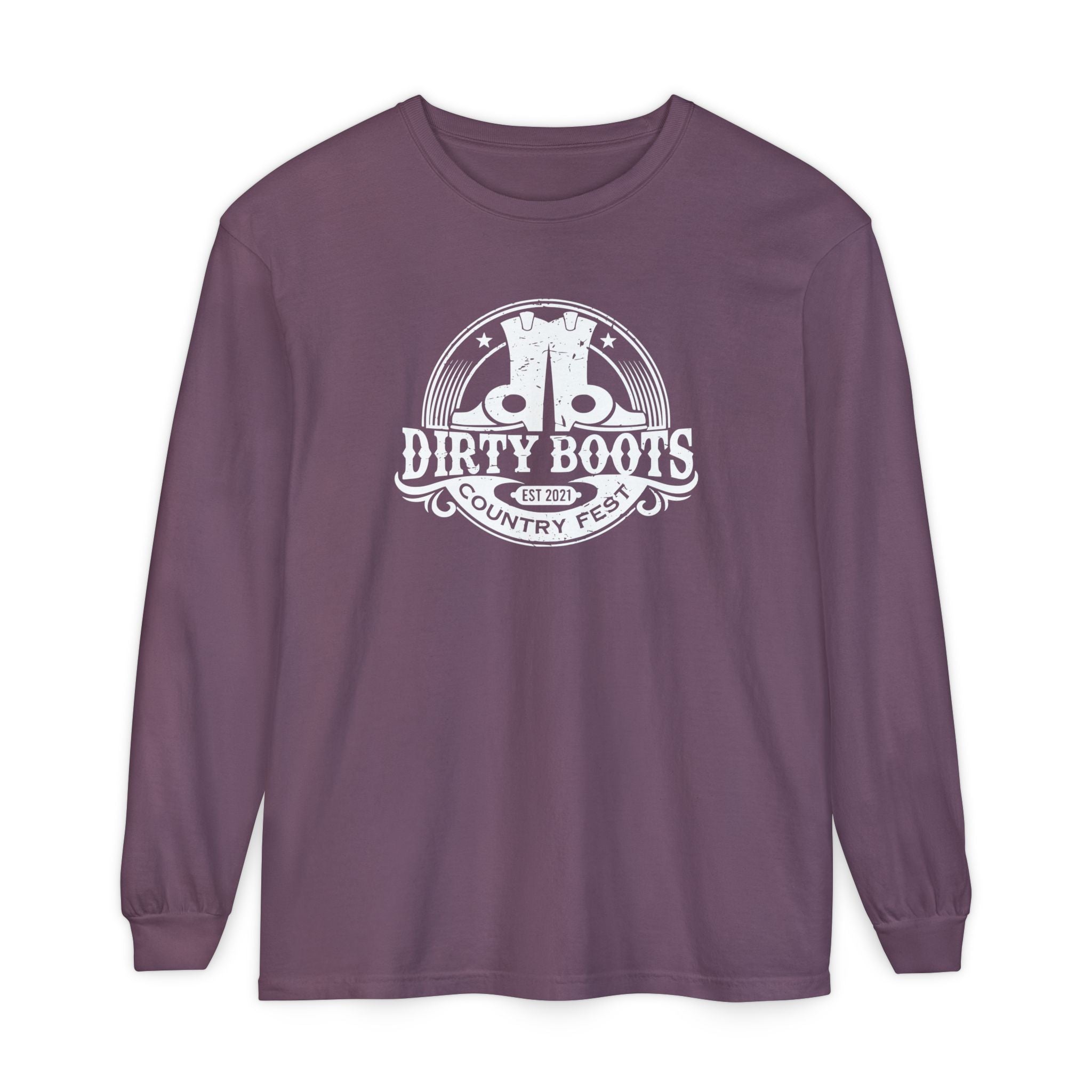 Classic Dirty Boots Logo Long Sleeve Tee