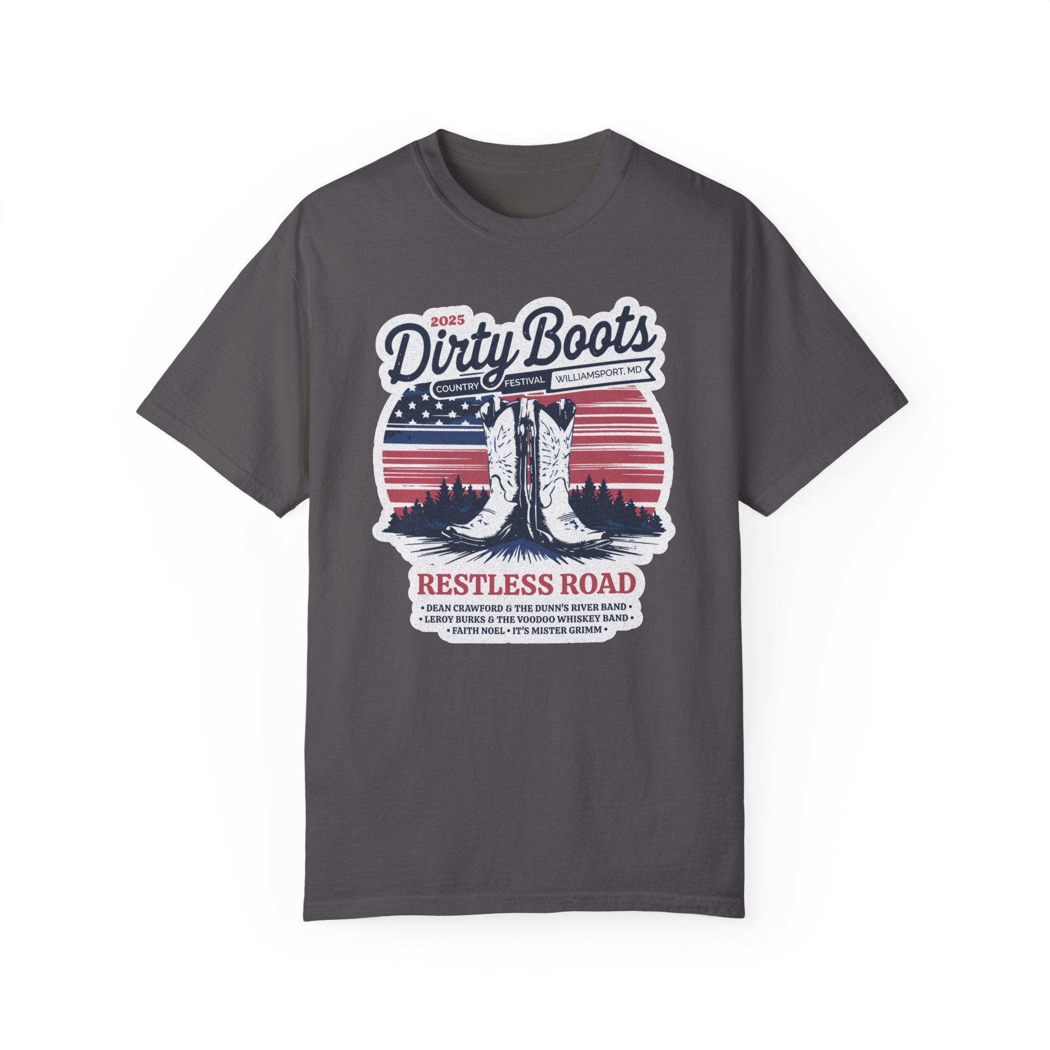 2025 Dirty Boots Festival Tee