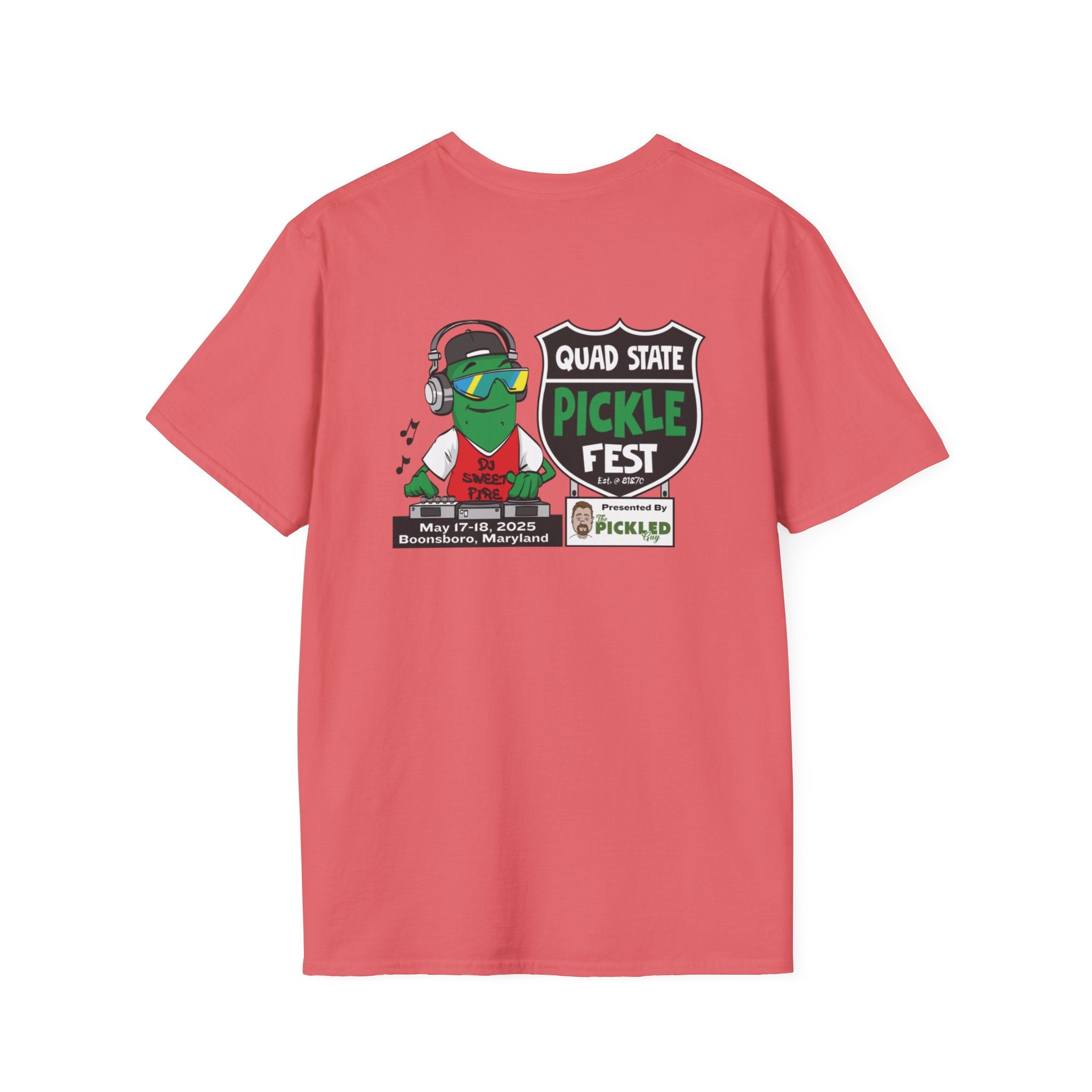Pickle Fest Logo + DJ Tee | Front & Back