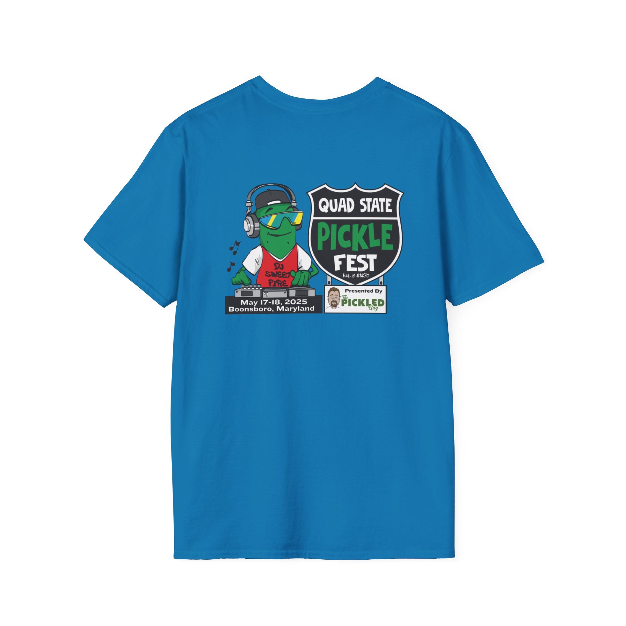 Pickle Fest Logo + DJ Tee | Front & Back