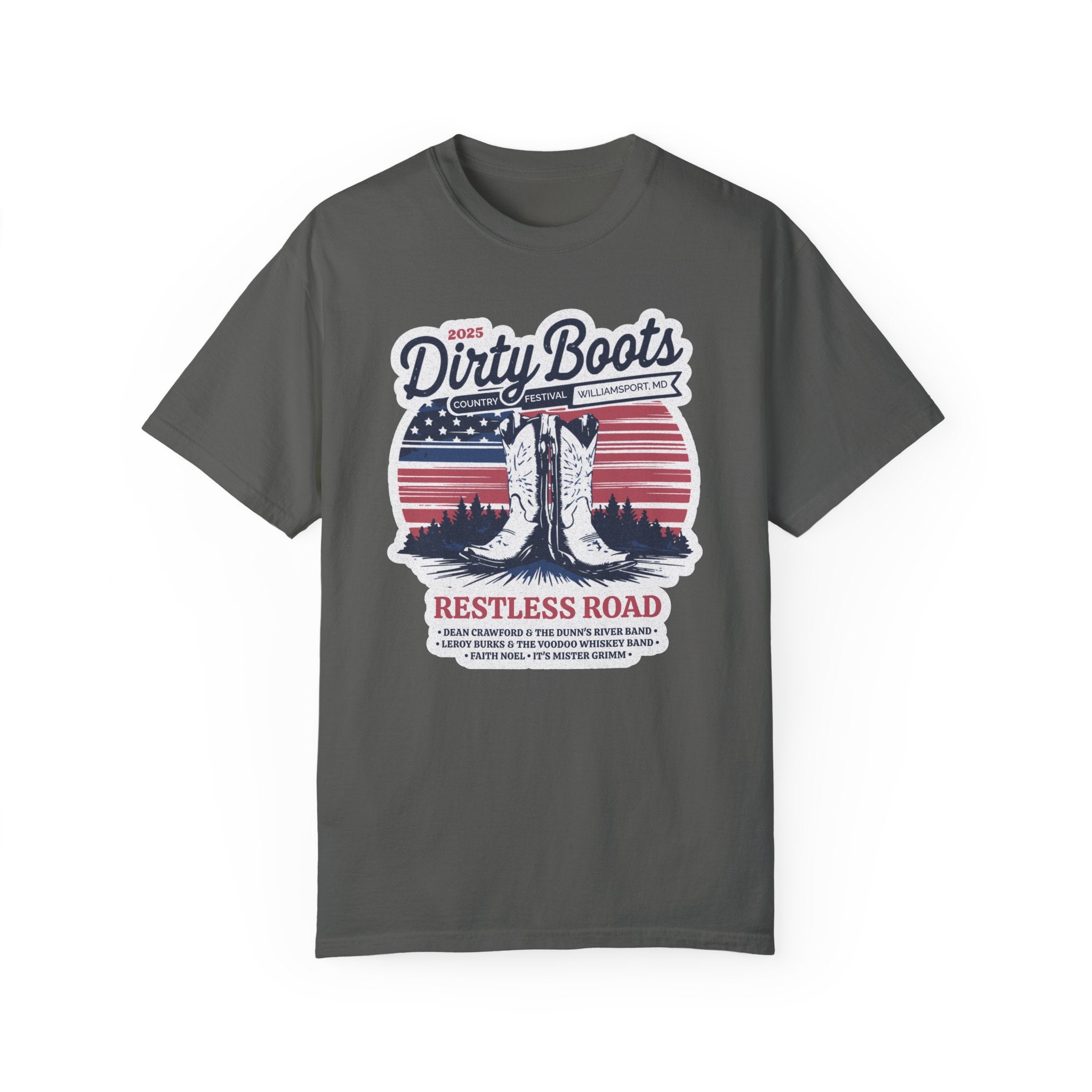 2025 Dirty Boots Festival Tee