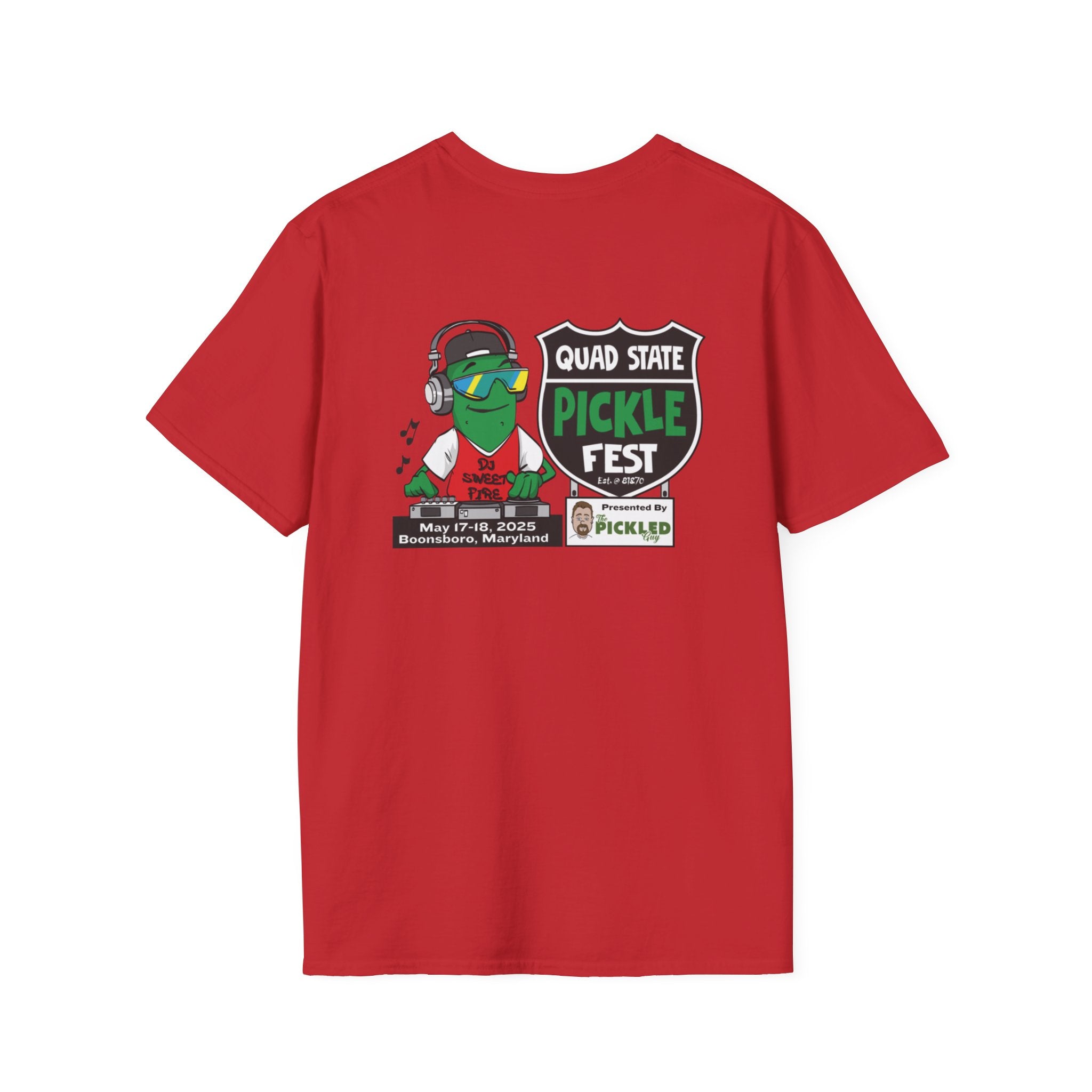 Pickle Fest Logo + DJ Tee | Front & Back