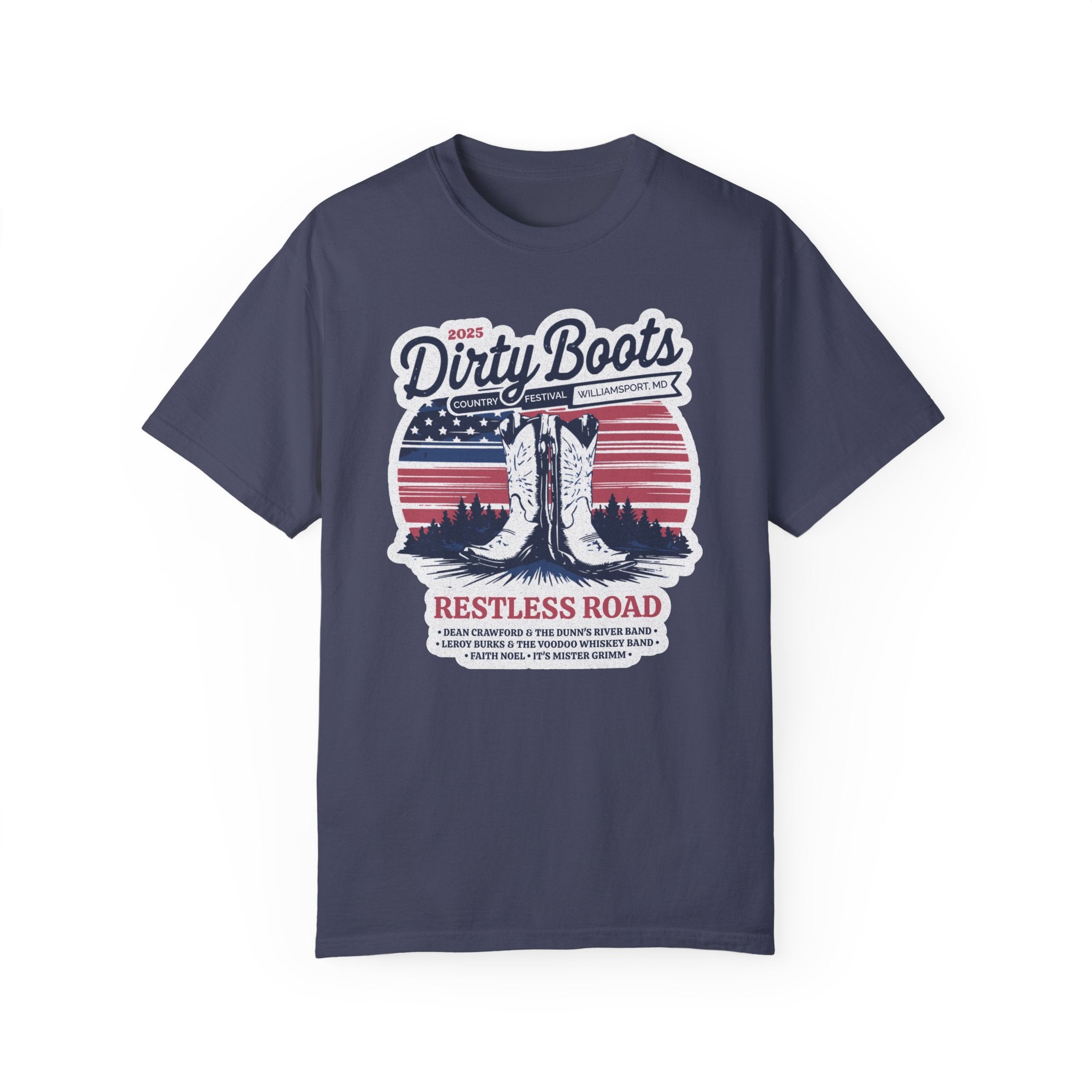 2025 Dirty Boots Festival Tee