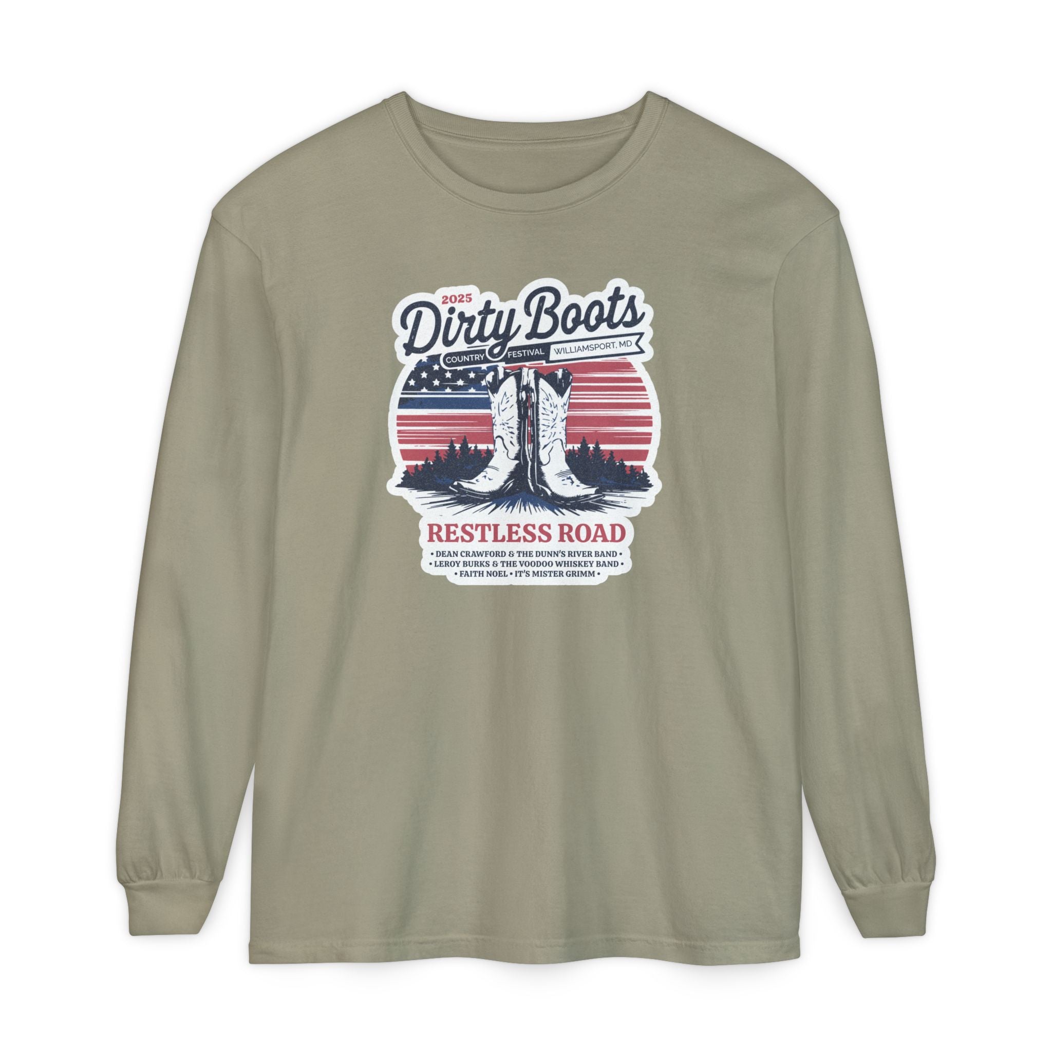 2025 Dirty Boots Festival Long Sleeve Tee