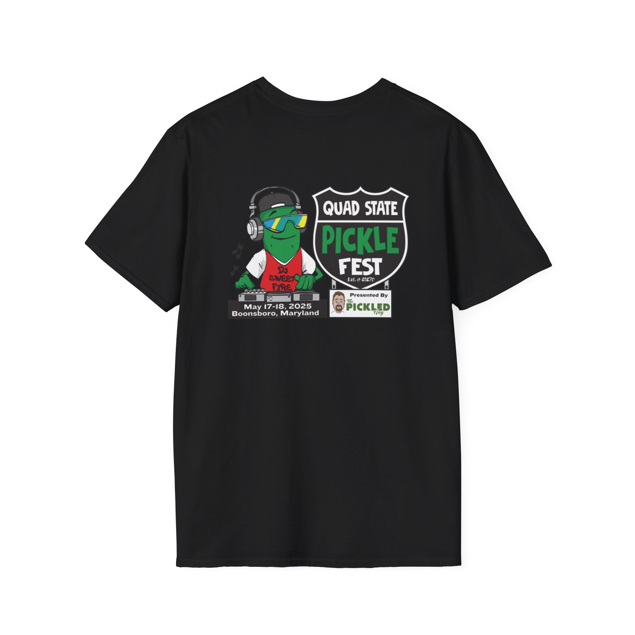 Pickle Fest Logo + DJ Tee | Front & Back