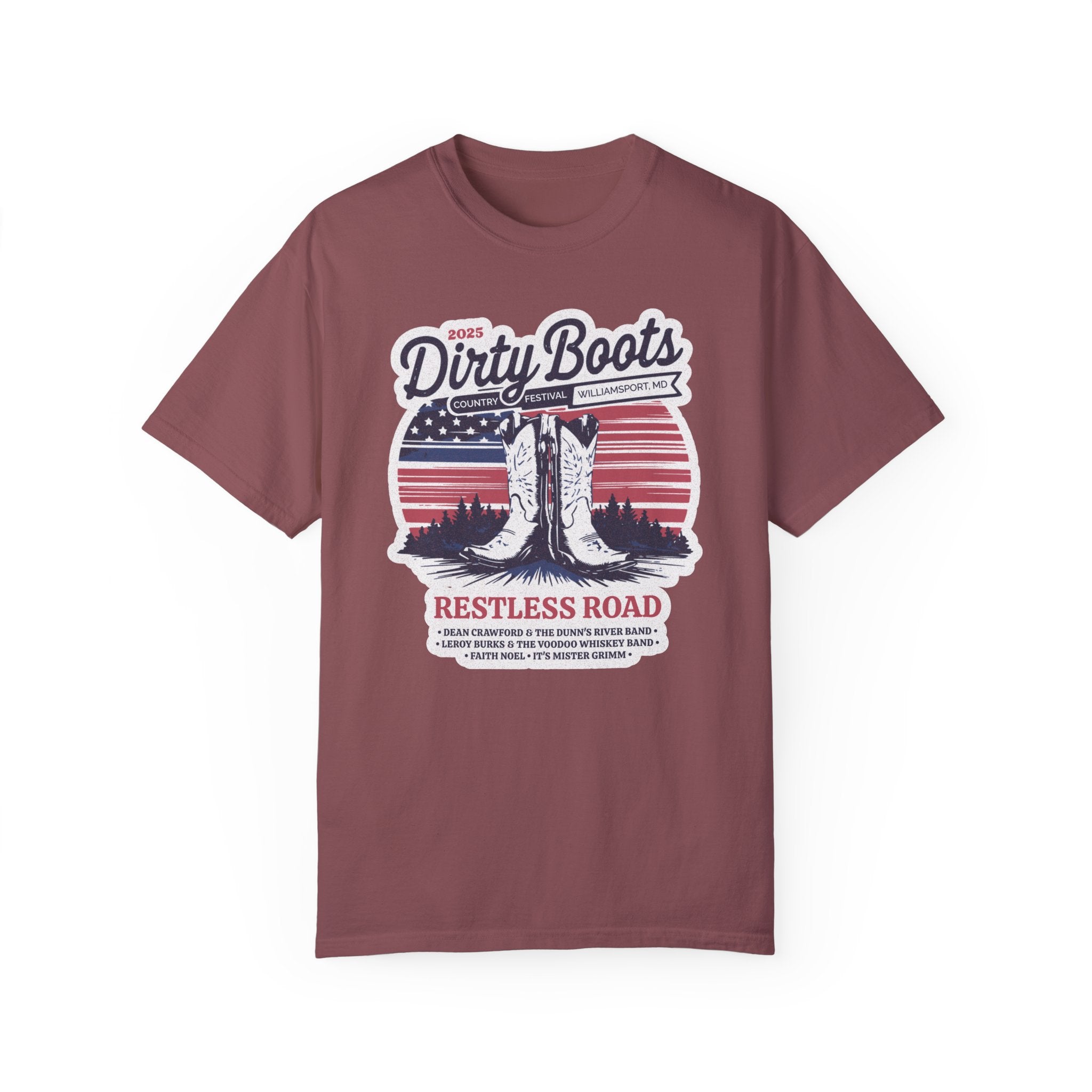 2025 Dirty Boots Festival Tee