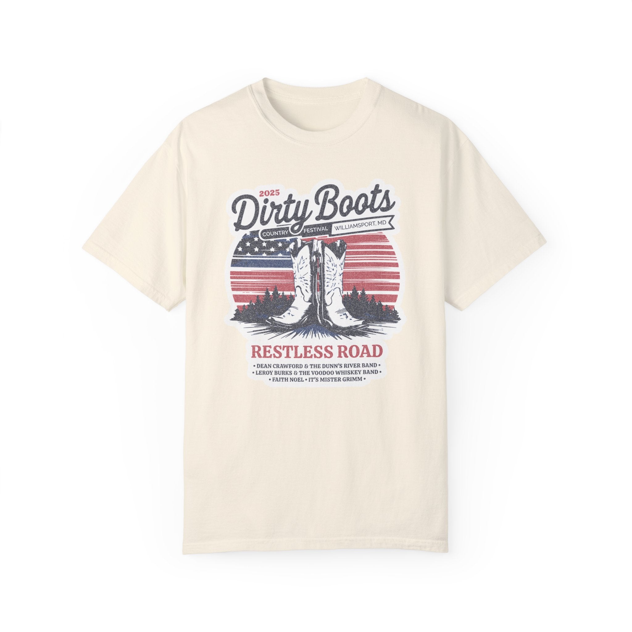 2025 Dirty Boots Festival Tee