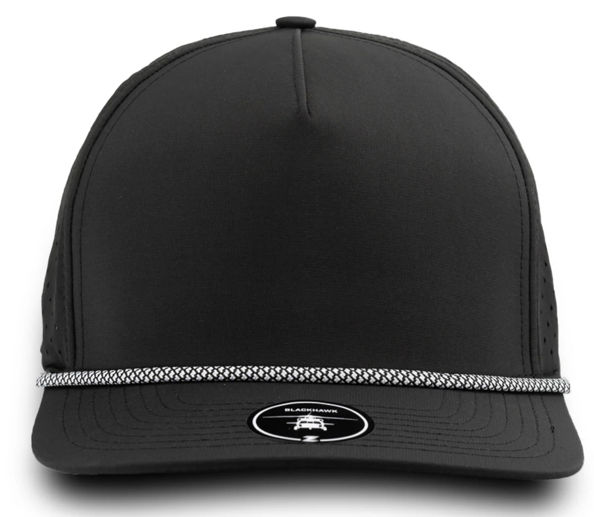 ABC Supply | Blackhawk R+ Rope Hat | Black White Chainlink