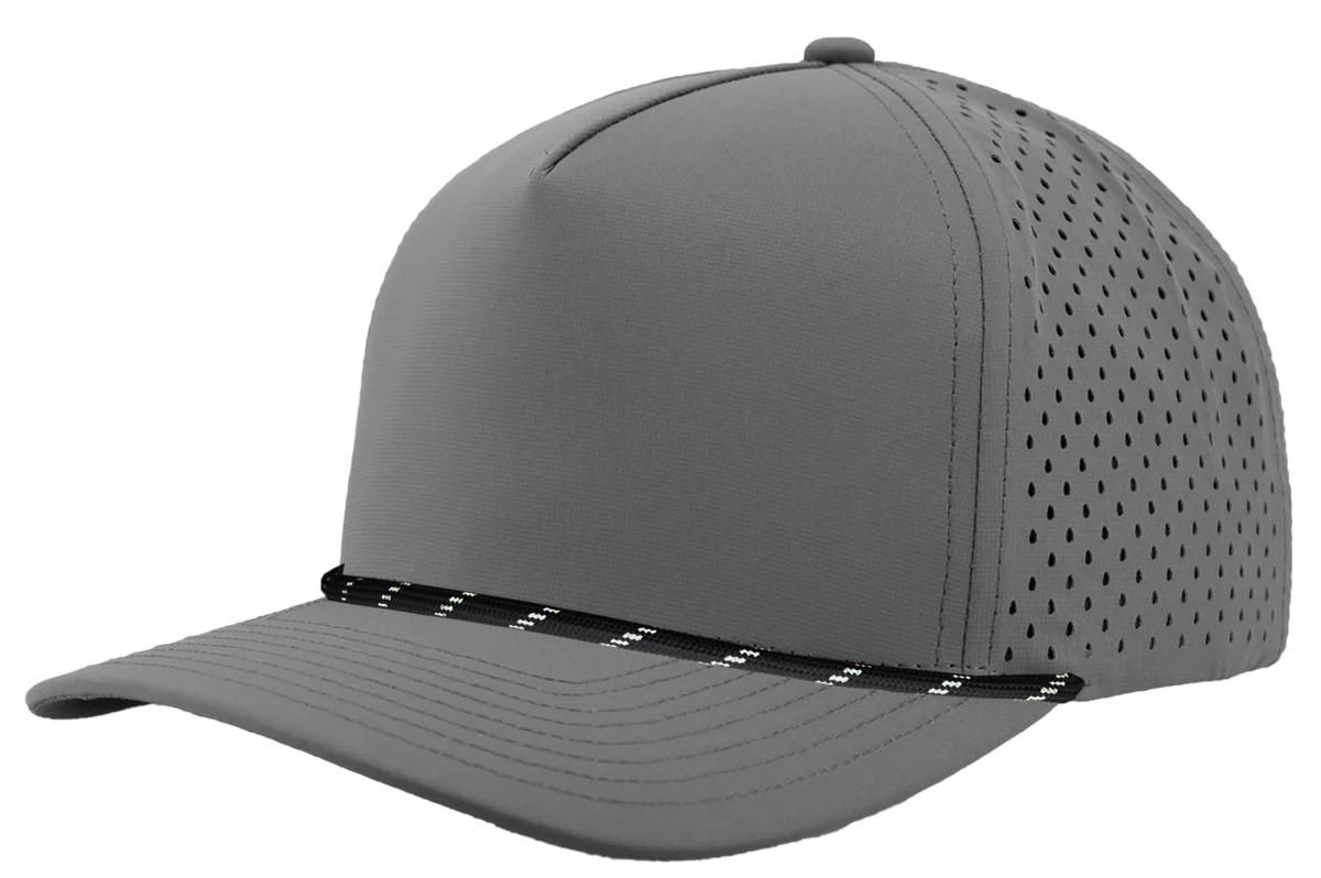 ABC Supply | Blackhawk R+ Rope Hat | Grey | Black Twisted