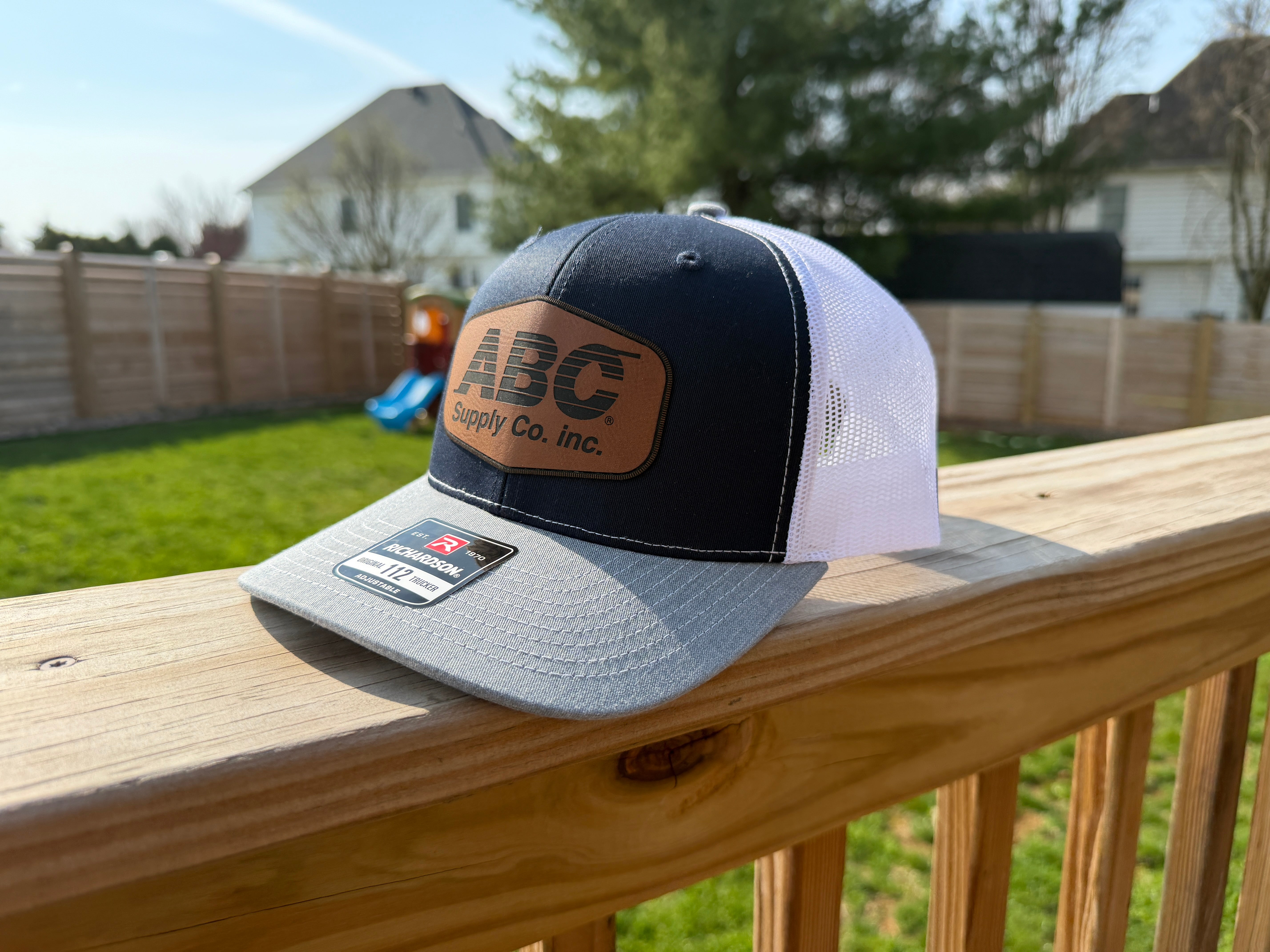 ABC Supply | Richardson 112 | Tricolor Blue/Gray | Hex Patch