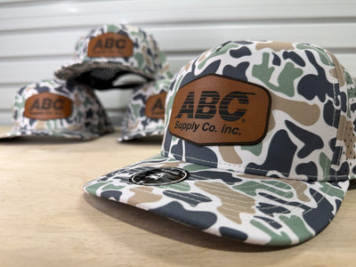 ABC Supply | Blackhawk Hat | Jungle Camo | Rawhide Hexagon Patch
