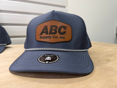 ABC Supply | Blackhawk R+ Hat | Light Navy White Chainlink | Rawhide | Hexagon Patch