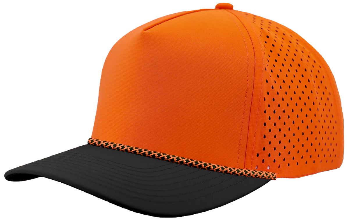 ABC Supply | Blackhawk R+ Rope Hat | Double Orange | Black Bill