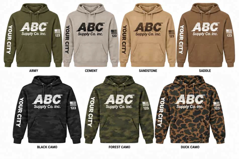 Midweight Workwear Fleece mockups